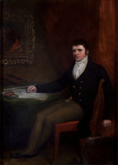 Portrait of John Dobson by William Dixon